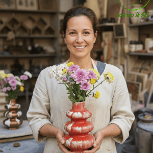 סדנה חדשה ומרגשת: יצירת ואזות מבטון בשילוב פרחים!